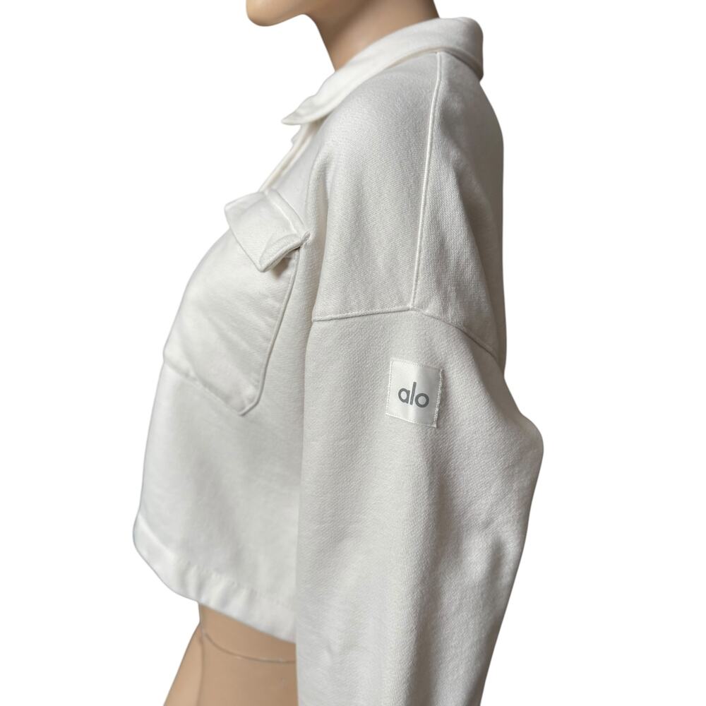 ALO Yoga White Women's Jacket - Picture 8 of 10